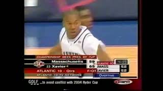 Xavier Basketball 2002 Atlantic 10 Tournament Highlights SportsCenter Clips [upl. by Akimyt]