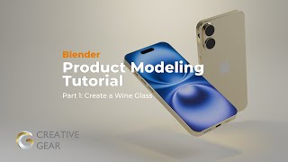 Blender Product Modeling Tutorials for Beginners Create an iPhone [upl. by Yelmene]