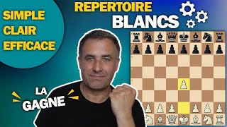 🎯 Répertoire d ouvertures d échecs avec les blancs [upl. by Charlotta]