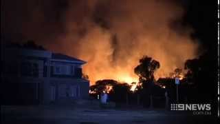 Padbury Bushfire  9 News Perth [upl. by Asher]