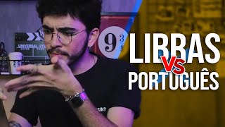 DIFERENÇAS ENTRE A LIBRAS E O PORTUGUÊS BR [upl. by Sirotek]