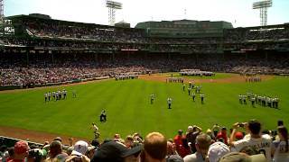 Carl Beane Introduces the 100th Anniversary Red Sox Players with John Williams quotFanfare for Fenwayquot [upl. by Ssegrub]