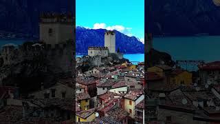 🇮🇹 Stunning Aerial Views of Malcesine Veneto Italy  DJI Mini 4 Pro [upl. by Agnella]