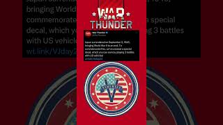 Get the “VJ Day 2024” decal  War Thunder [upl. by Saiff]