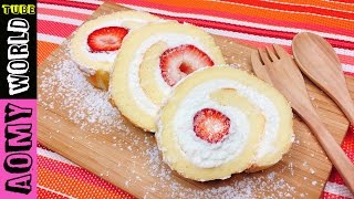 Strawberry Swiss Roll [upl. by Chadabe35]