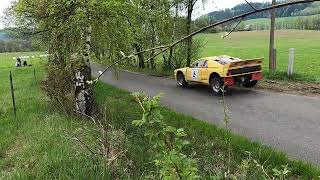 Lancia 037 Ville Silvasti Rally Vltava historic 2022 [upl. by Pliam582]