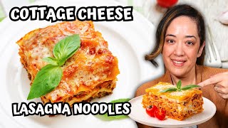 Make Keto Lasagna Noodles out of Cottage Cheese [upl. by Ahseka]