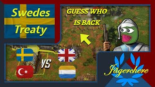 The Best Skirmisher IN GAME  2v2 Treaty with Sweden  AOE III DE [upl. by Sikleb778]