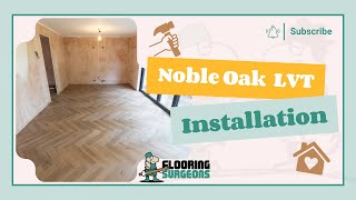 3Day Transformation Noble Oak Luxury Vinyl Click Flooring Makeover [upl. by Else472]