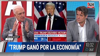 🔴 quotPARA TRUMP MILEI ES MÁS IMPORTANTE QUE MACRIquot  Carlos Ruckauf sobre el triunfo de Donald Trump [upl. by Storm]