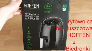 Frytownica beztłuszczowa Hoffen Air Fryer z Biedronki  Za ile warto Mini piekarnik [upl. by Oates]