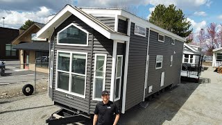 THE BEST TINY HOME WITH AN ENCLOSED LOFT [upl. by Anahsek736]