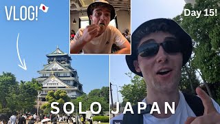 JAPAN SOLO TRAVEL VLOG  DAY 15 Osaka Castle [upl. by Jansson]