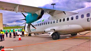 FULL DEPARTURE OUT OF CORK AIRPORT Aer lingus ATR 72 600 [upl. by Eenitsed600]