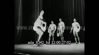 Concours de musculation pour le titre dApollon 1958 [upl. by Nemrak497]