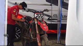 Antonio Cairoli training for Arnhem MXGP with Ducati DESMO450 MX  Lommel motocross [upl. by Dare]