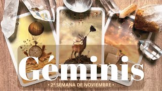 🍁GÉMINIS🍁PREDICCIONES NOVIEMBRE  TAROT CONSCIENTE [upl. by Yetsirhc]