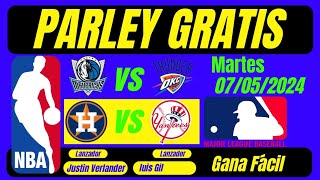 Pronosticos Deportivos MLB NBA NHL Hoy Martes 7 De Mayo Parley Gratis 4 Equipos MLB Predictions👍 [upl. by Cynthla81]