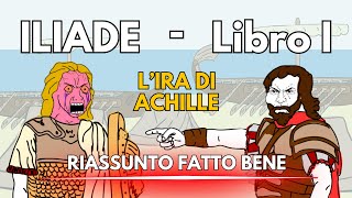 ILIADE Libro I L’ira di Achille – RIASSUNTO FATTO BENE [upl. by Namrak]