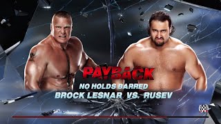 WWE 2K15 Brock vs Rusev PS4 Direct Upload [upl. by Alyak]