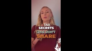 TAX SECRETS CPAS DONT SHARE [upl. by Byrn]