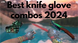 BEST KNIFE GLOVE COMBOS IN CS2 2024 [upl. by Eimaj]