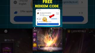 ₹100 Free Redeem Code App Today 🔥 Free Redeem Code In Free Fire 💎 [upl. by Nichy]