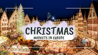 Best Christmas Markets in Europe in 2024  Europe Christmas Destinations [upl. by Kathie]