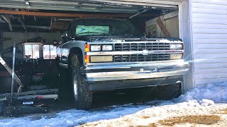 1989 K2500 Tow Pig Build Part 9  Wiring and Body Panels American Detour [upl. by Salangia]