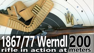 Shooting the 186777 Werndl rifle to 200 meters [upl. by Greysun]