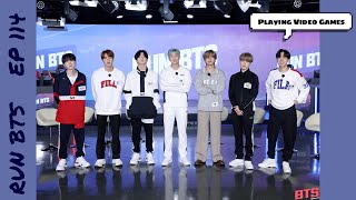 ENG SUB Run BTS 2020 ep 114 playing video games Full Episode [upl. by Aiem]