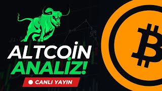 Canlı 🔴 Hangi Altcoinler Yükselebilir BTC amp Altcoin Analiz  Kripto Sohbetleri [upl. by Nafri]