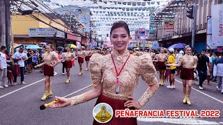 NAGA CITY MILITARY PARADE  MAJORETTES AND MARCHING BAND COMPETITION  PEÑAFRANCIA FESTIVAL 2022 [upl. by Idnyl351]