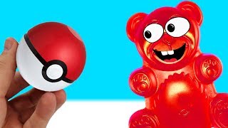 Pokeball aus Gelatine für den Lucky Bär  DiY [upl. by Nauquf688]