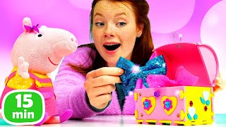 Spielzeug Videos für Kinder mit Peppa Wutz Kompilation  Plüpa Plüsch Paradies [upl. by Delp]