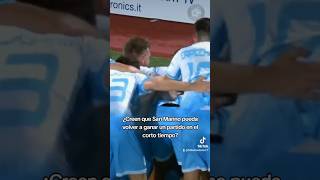 SAN MARINO GANA EL SEGUNDO PARTIDO DE SU HISTORIA Con esta joven Promesa 🇸🇲 sanmarino futbol [upl. by Demmahum]