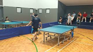 2024 south pennants table tennis div one Juno Choi vs Pascal Mias set three [upl. by Enotna539]