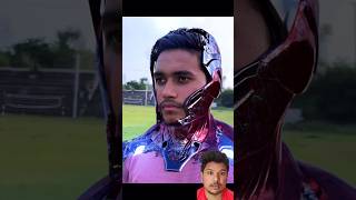 Real Transform Boy 🤯  Iron man Fighting Scen shorts viral facts Mindtecker [upl. by Talmud730]