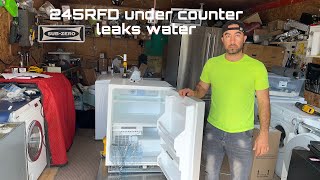 245RFD Subzero refrigerator leaks water fixed [upl. by Aromas]