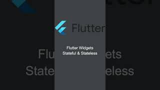 Flutter Widgets Stateful amp Stateless  Flutter in 60 Seconds  Tamil [upl. by Christine]