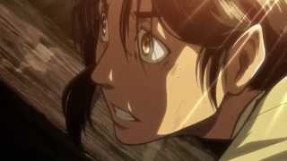 Attack On Titan  Eren Yeagers Mother Dies English Dub [upl. by Essyla592]