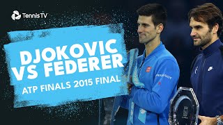 When Novak Djokovic Played Roger Federer in the 2015 Nitto ATP Finals Final [upl. by Jemie]