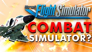 WILL FS2020 BE A COMBAT FLIGHT SIMULATOR  Can we fly JETS and BOMBERS in Microsoft Flight Simulator [upl. by Resaec421]