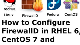 How to Configure FirewallD in RHEL Linux 6 CentOS 7 and Fedora 232221 [upl. by Storz755]