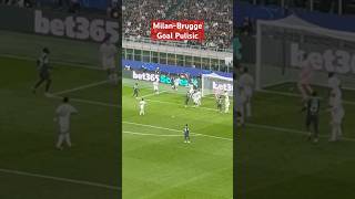 MilanClub Brugge 31 Goal Christian Pulisic [upl. by Ielerol903]