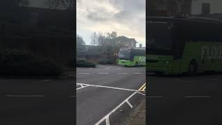 Bus Spotting In Swansea Flixbus Vanhool BR21 OCU Route 910 Swansea Bus Station to Bristol Airport [upl. by Odilo280]