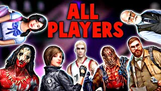 HORRORFIELD ALL PLAYERS GAMEPLAY IN ONE VIDEO [upl. by Navy39]