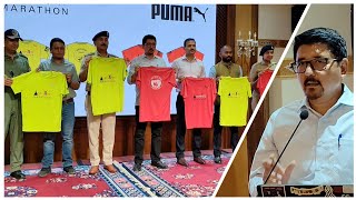 6218 runners to take part in 11th Ladakh Marathon  Tshirt launched [upl. by Ilwain]