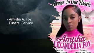 Amisha A Foy Funeral Service [upl. by Nolyag435]