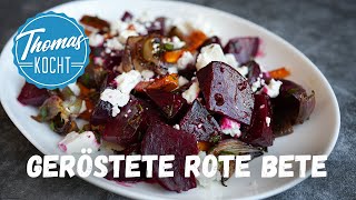 Gerösteter Rote Bete Salat mit Feta und Senfdressing [upl. by Antoinette685]